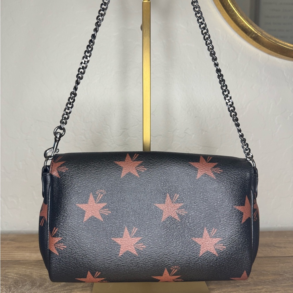 EUC COACH STAR CANYON Black shoulder bag/missing strap - Picture 5 of 7
